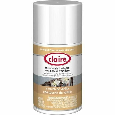 CLAIRE MFG CO Air Freshener, Metered, Vanilla, 7 oz CGCCL108